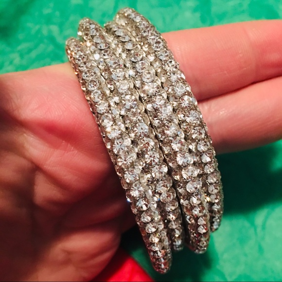 Crystal Bling Bangles(4)💎💎💎💎 - Picture 4 of 5